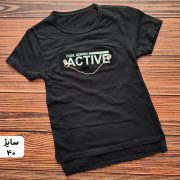 تیشرت تک مشکی ساده