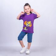 تیشرت شلوارک سگ نگهبان دخترانه