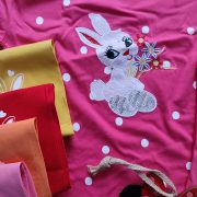 تیشرت شلوار خرگوش و گل