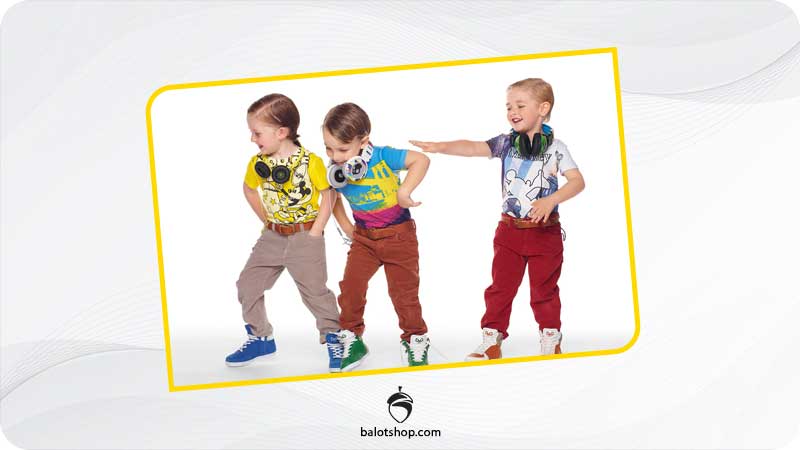 Boy clothes suitable for playing