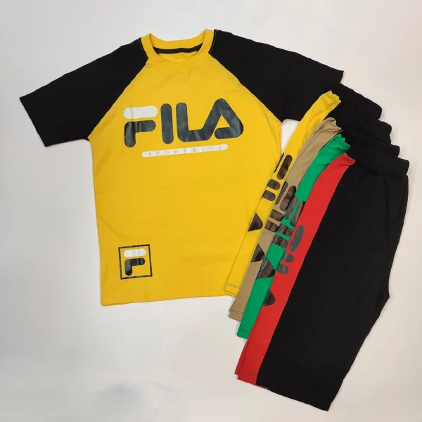 تیشرت شلوارک دخترانه پسرانه FILA