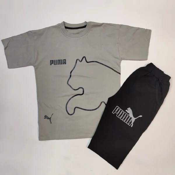 تیشرت شلوارک دخترانه پسرانه puma - Image 3