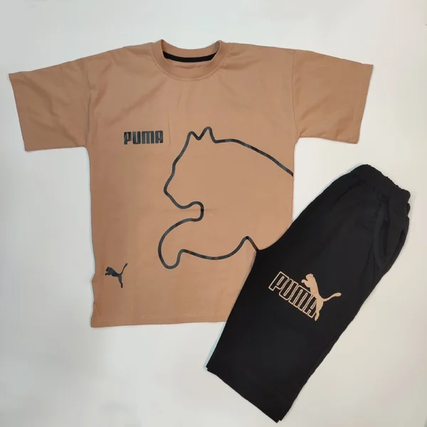 تیشرت شلوارک دخترانه پسرانه puma - Image 4