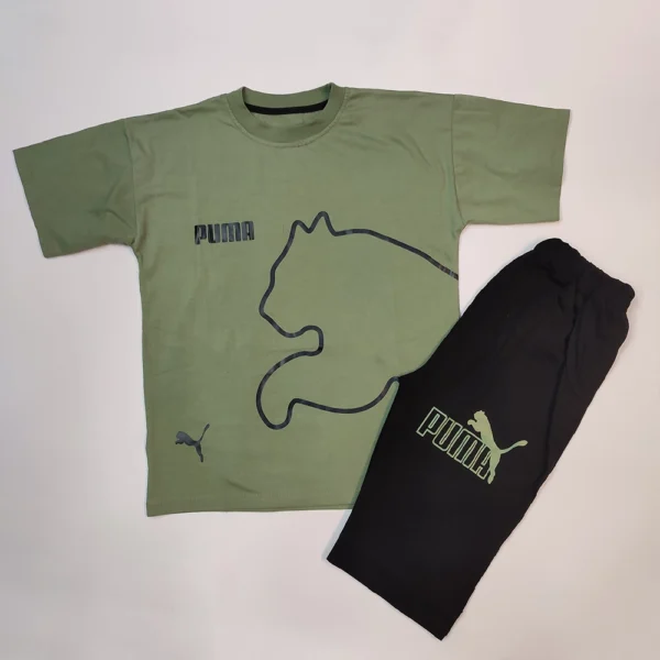 تیشرت شلوارک دخترانه پسرانه puma - Image 6