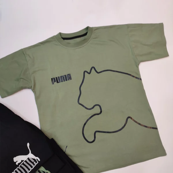 تیشرت شلوارک دخترانه پسرانه puma - Image 8