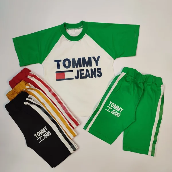 تیشرت شلوارک دخترانه پسرانه Tommy