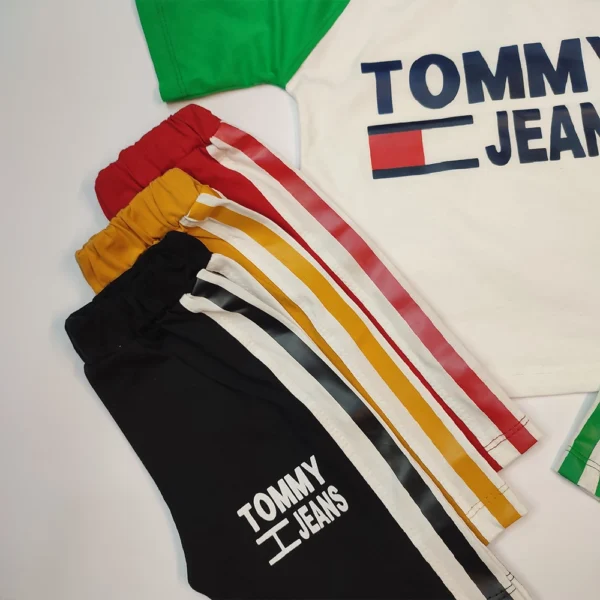 تیشرت شلوارک دخترانه پسرانه Tommy - Image 2