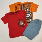 شلوارک جین پسرانه دخترانه Teddy frame 6