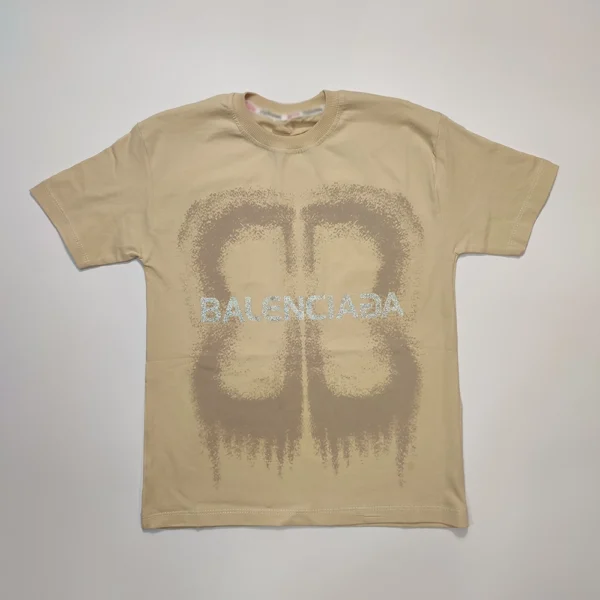 تیشرت تک دخترانه و پسرانه Balenciaga BB - Image 6
