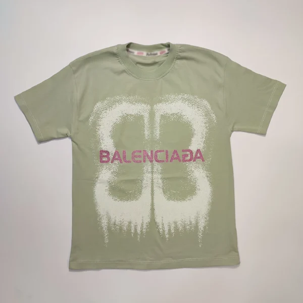 تیشرت تک دخترانه و پسرانه Balenciaga BB - Image 5