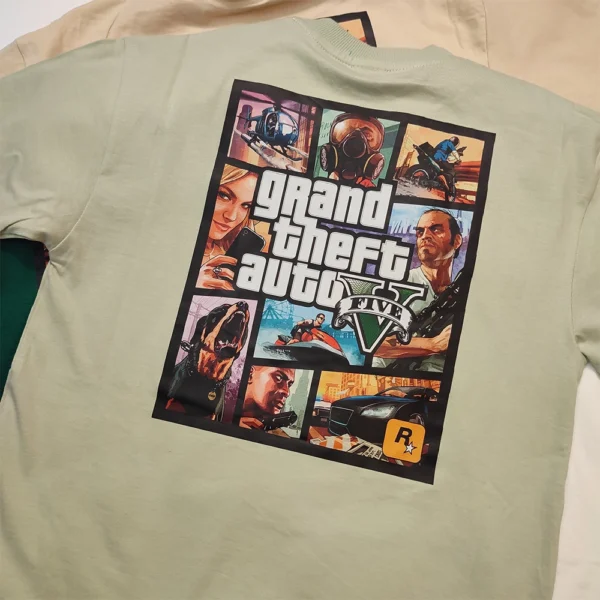 تیشرت تک دخترانه و پسرانه GTA جی تی ای - Image 2