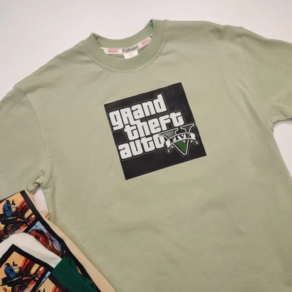 تیشرت تک دخترانه و پسرانه GTA جی تی ای - Image 4