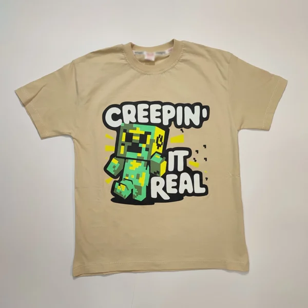 تیشرت تک دخترانه و پسرانه Minecraft REAL - Image 8