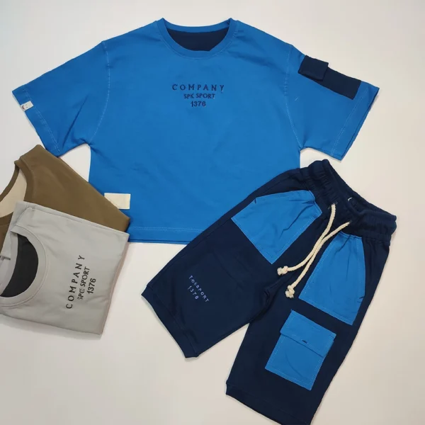 تیشرت شلوارک اسلش دخترنه و پسرانه Pocket