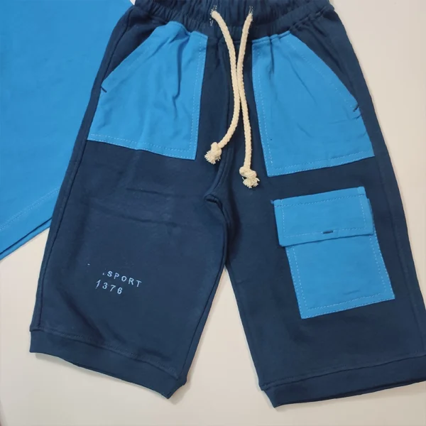 تیشرت شلوارک اسلش دخترنه و پسرانه Pocket - Image 8