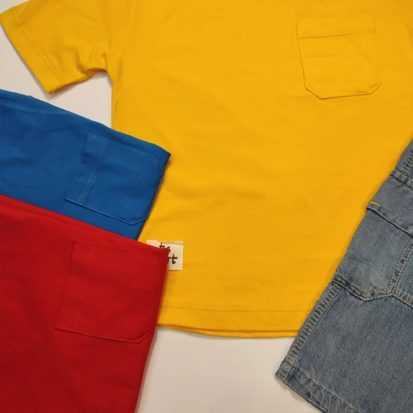 تیشرت شلوارک جین دخترنه و پسرانه Color line - Image 10