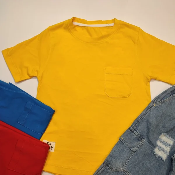 تیشرت شلوارک جین دخترنه و پسرانه Color line - Image 5