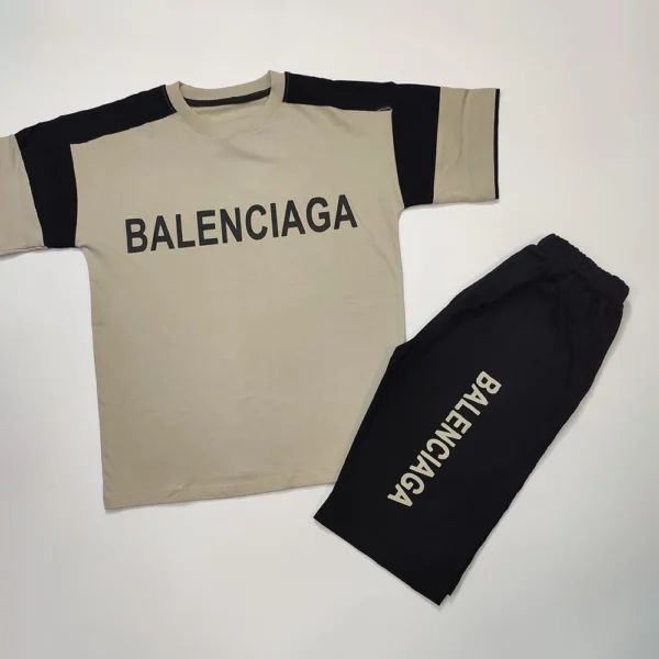 تیشرت شلوارک دخترانه پسرانه BLNCG - Image 3