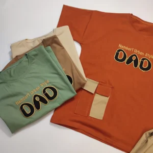 تیشرت شلوارک کتان دخترانه پسرانه DAD
