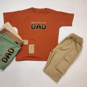 شلوارک کتان دخترانه پسرانه DAD 11