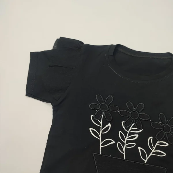 شلوار مشکی دخترانه 3Flower 3