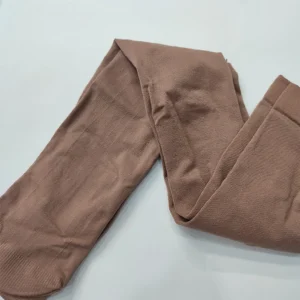 جوراب شلواری نسکافه ای ساده