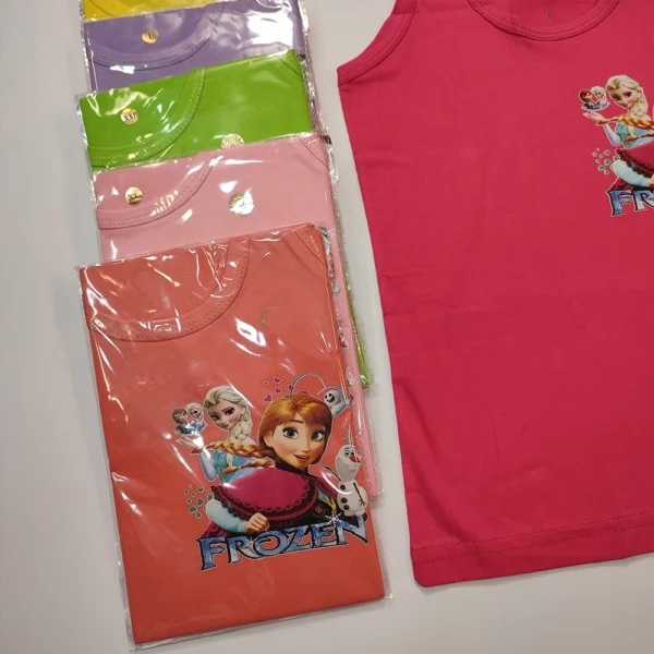 زیر پوش رکابی تک دخترانه Plain color - Image 6