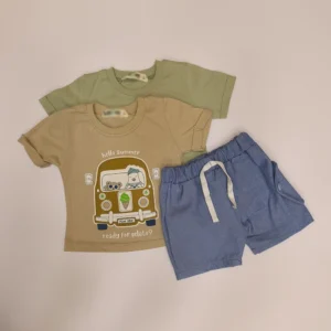 تیشرت شلوارک پسرانه دخترانه نقلی SUMMER