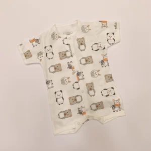 رامپر زیر دکمه نوزادی پسرانه و دخترانه Panda